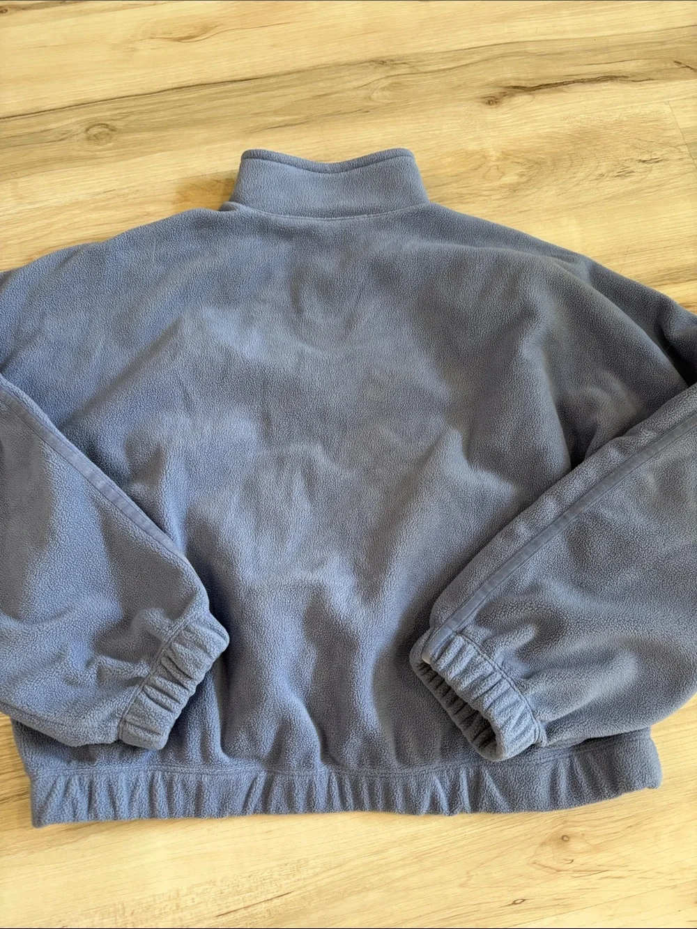 Nike One Womens Therma FIT 1/2 Zip Top World Indigo Fleece XS oversized cozy